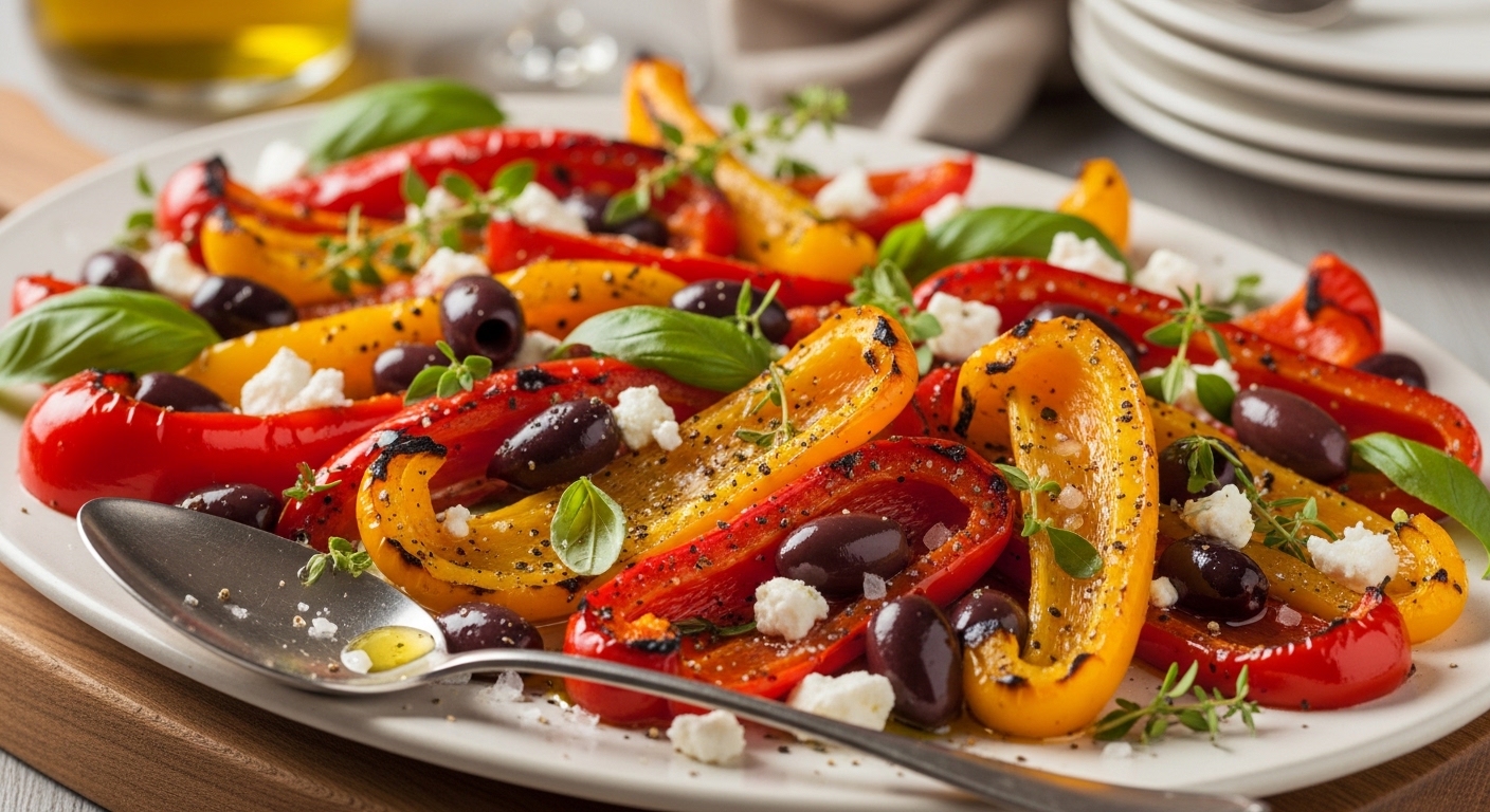 Galata Bridge Luxury Roasted Peppers: A Symphony of Flavor at Beyaz İnci